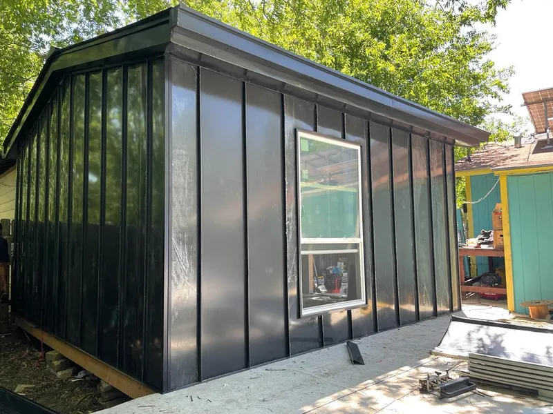 Black standing seam metal wall panels for Roof Inspection in Atascadero